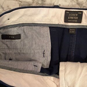 J. Crew Men’s stretch navy pants